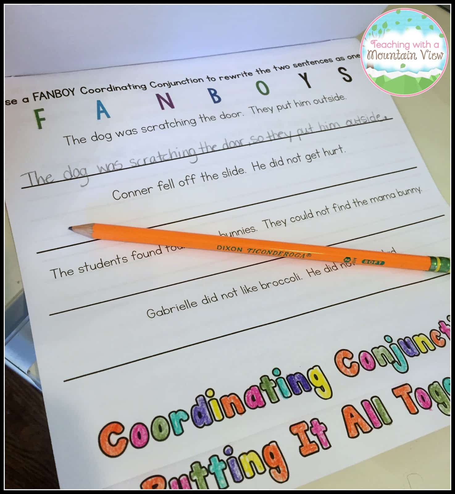 Coordinating Conjunctions and Compound Sentences 4 Compound2BSentences2BFlip2BBook