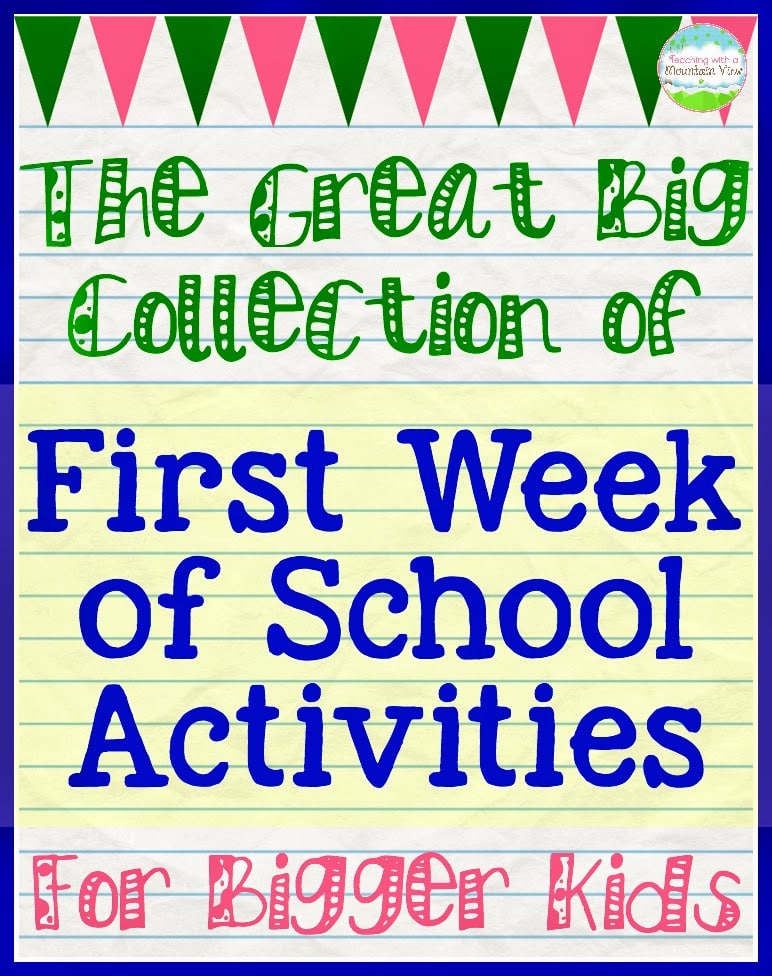 Meet the Teacher Night Made Easy! 9 First2BWeek2Bof2BSchool2BActivities2Bfor2BBigger2BKids2B252812529