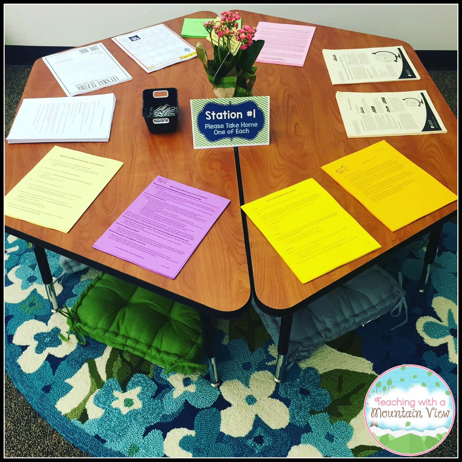 Meet the Teacher Night Made Easy! 2 meet the teacher night station example