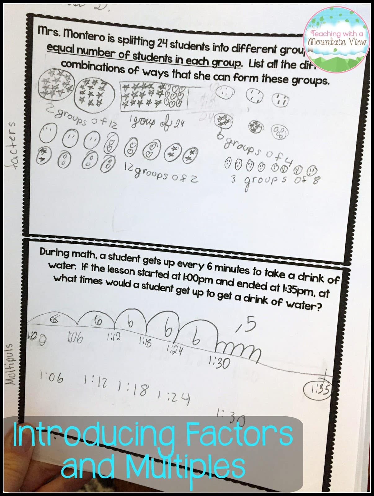 MORE Multiplication Resources and Ideas 1 Introducing2BFactors2Band2BMultiples