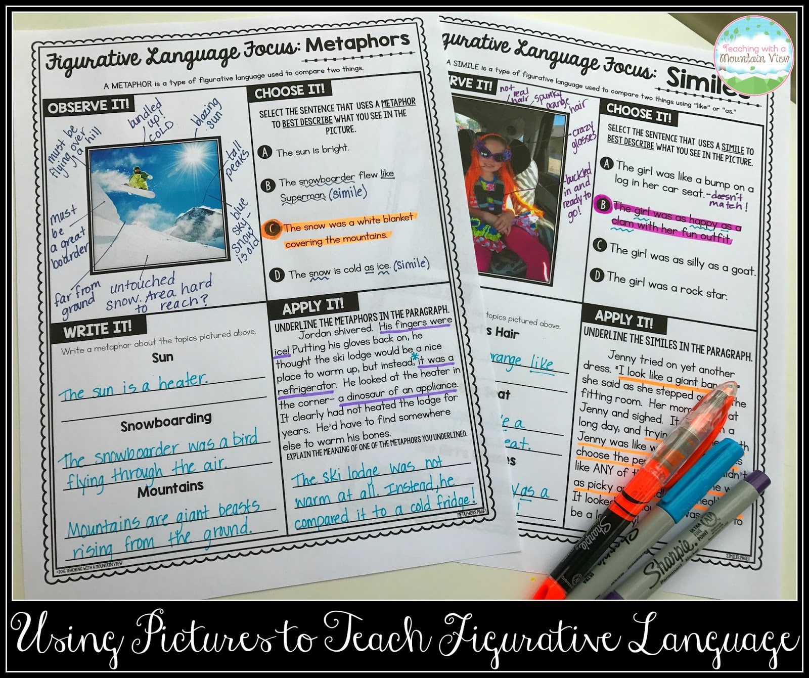 Using Pictures to Teach Reading and Writing Skills 11 Figurative2BLanguage2Bwith2BPictures