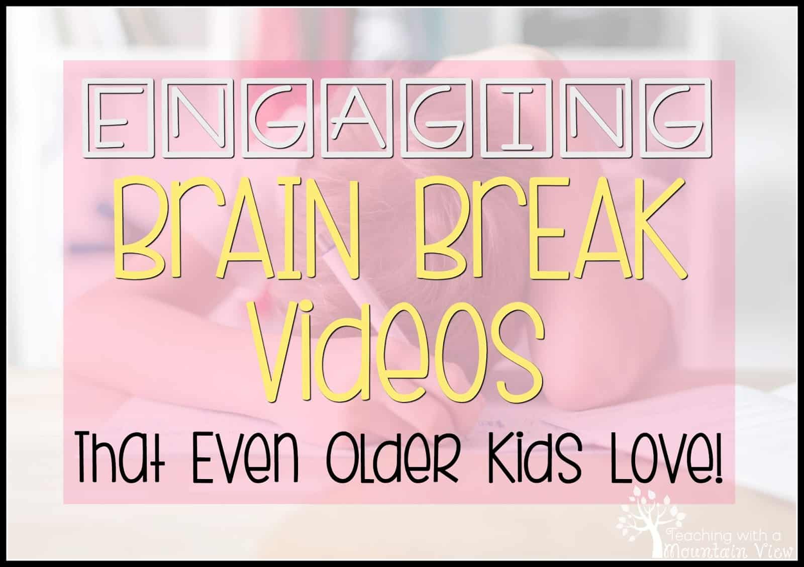 Brain Break Videos that your kids will LOVE! 1 Brain2BBreak2BVideos