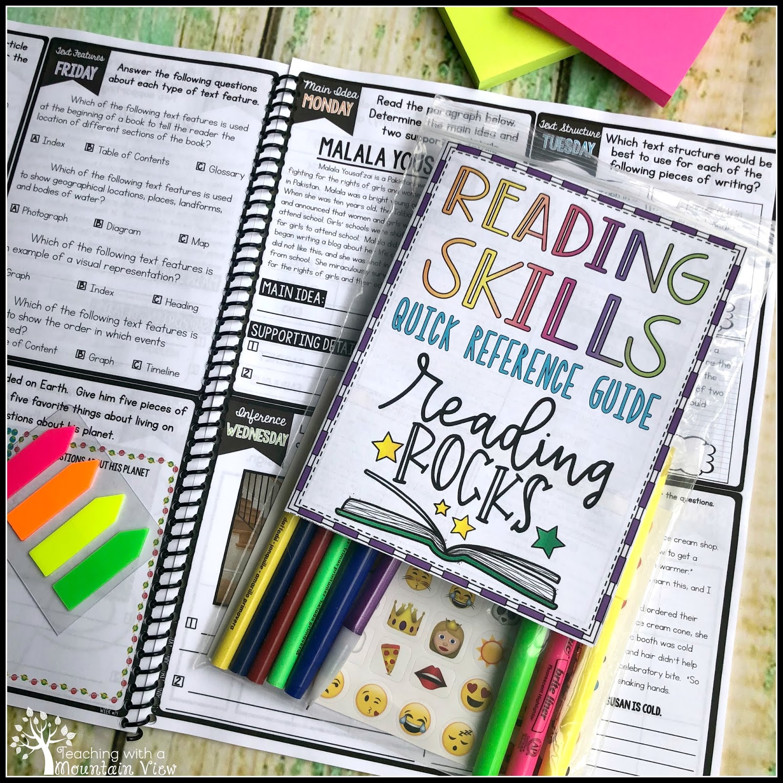 Reading Skills Quick Reference Guide 2 Reading2BSupply2BKit