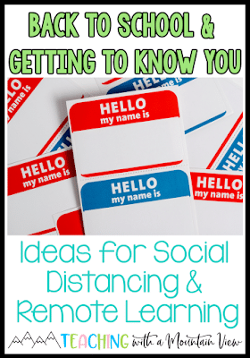 Ice Breakers and Team Building for Social Distancing or the Virtual Classroom 1 Ice breaker ideas graphic